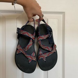 ⚡️Women’s One Strap Chacos- Pink, Navy, and Yellow